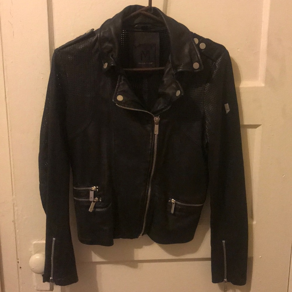 Black Mauritius 100% Leather Jacket